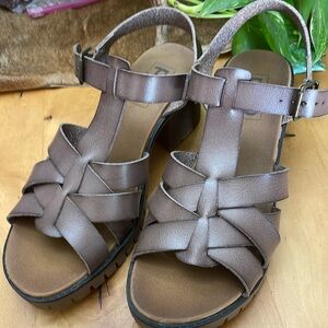 Brown sandals